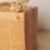Wholesale Flower Wrapping Paper Kraft Material Floral Gift wrapping Retro English Newspaper 23×23 Inch – 20 Sheets/Bag