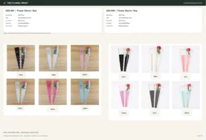 DZD-005 - OPP Film Flower Sleeve / Bag