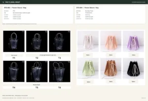 STD-003 - PVC Flower Sleeve / Bag