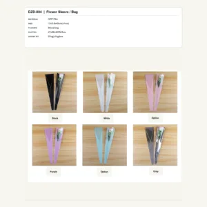DZD-004 - OPP Film Flower Sleeve / Bag