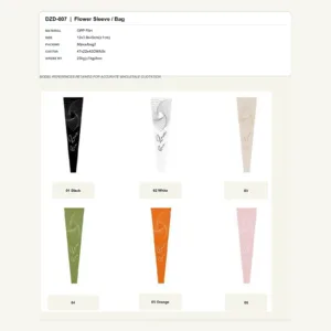 DZD-007 - OPP Film Flower Sleeve / Bag