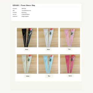 DZD-008 - OPP Film Flower Sleeve / Bag