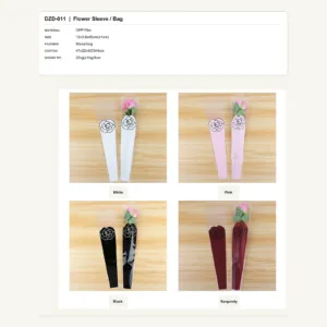 DZD-011 - OPP Film Flower Sleeve / Bag
