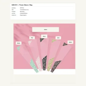 DZD-015 - OPP Film Flower Sleeve / Bag