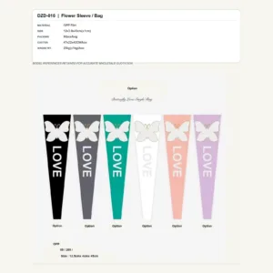 DZD-016 - OPP Film Flower Sleeve / Bag