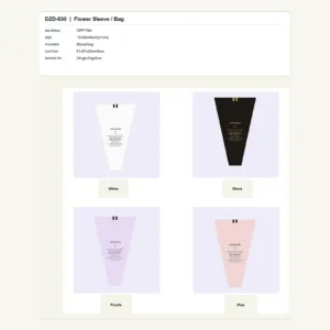 DZD-030 - OPP Film Flower Sleeve / Bag