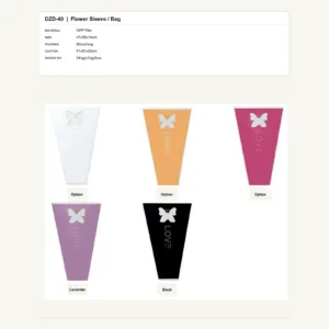 DZD-40 - OPP Film Flower Sleeve / Bag
