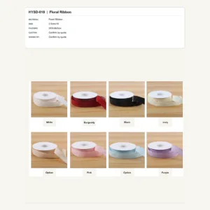 HYSD-018 - Floral Ribbon Floral Ribbon