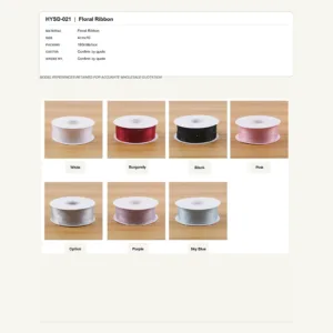 HYSD-021 - Floral Ribbon Floral Ribbon