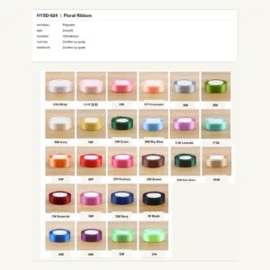 HYSD-024 - Polyester Floral Ribbon
