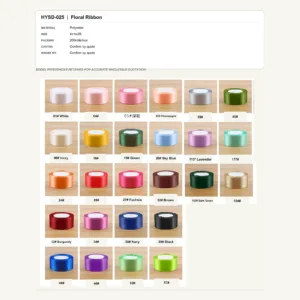 HYSD-025 - Polyester Floral Ribbon