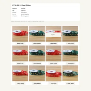 HYSD-029 - Polyester Floral Ribbon