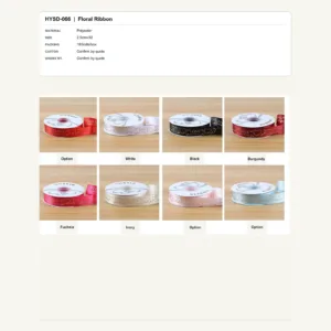 HYSD-066 - Polyester Floral Ribbon
