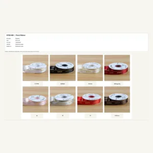 HYSD-069 - Polyester Floral Ribbon