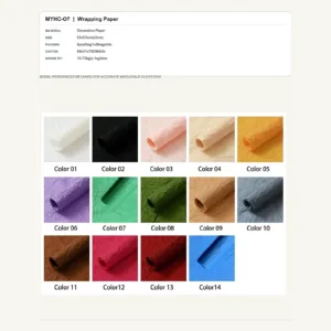 MYHC-07 - Decorative Paper Flower Wrapping Paper
