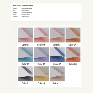 tfw-sku-myhc-10 MYHC-10 - Pearlescent BOPP Film Flower Wrapping Paper