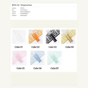 MYHC-123 - OPP Film Flower Wrapping Paper