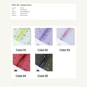 MYHC-128 - OPP Film Flower Wrapping Paper