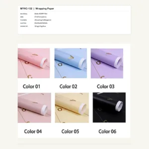 tfw-sku-myhc-132 MYHC-132 - Matte BOPP Film Flower Wrapping Paper
