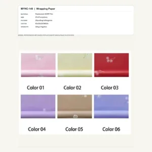 tfw-sku-myhc-149 MYHC-149 - Pearlescent BOPP Film Flower Wrapping Paper