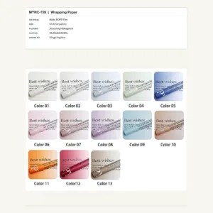 tfw-sku-myhc-159 MYHC-159 - Matte BOPP Film Flower Wrapping Paper