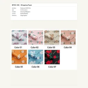 tfw-sku-myhc-166 MYHC-166 - Pearlescent BOPP Film Flower Wrapping Paper