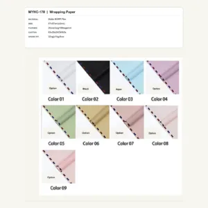 tfw-sku-myhc-178 MYHC-178 - Matte BOPP Film Flower Wrapping Paper
