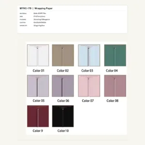 tfw-sku-myhc-179 MYHC-179 - Matte BOPP Film Flower Wrapping Paper