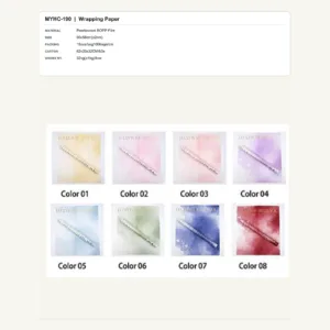 tfw-sku-myhc-190 MYHC-190 - Pearlescent BOPP Film Flower Wrapping Paper