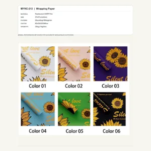 MYHC-213 - Pearlescent BOPP Film Flower Wrapping Paper