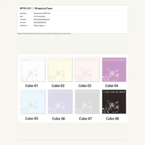 MYHC-231 - Pearlescent BOPP Film Flower Wrapping Paper