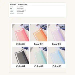 MYHC-235 - Matte BOPP Film Flower Wrapping Paper