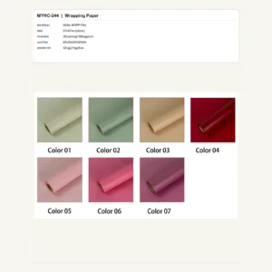 MYHC-244 - Matte BOPP Film Flower Wrapping Paper