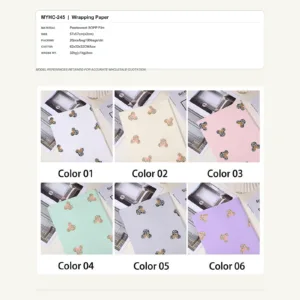 MYHC-245 - Pearlescent BOPP Film Flower Wrapping Paper