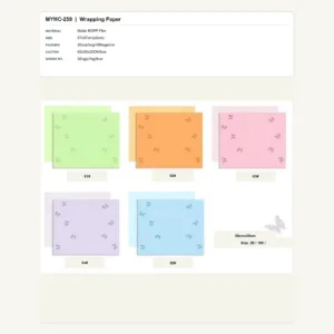 MYHC-259 - Matte BOPP Film Flower Wrapping Paper