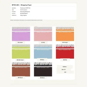 MYHC-260 - Pearlescent BOPP Film Flower Wrapping Paper