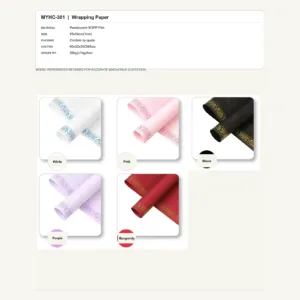 tfw-sku-myhc-301 MYHC-301 - Pearlescent BOPP Film Flower Wrapping Paper