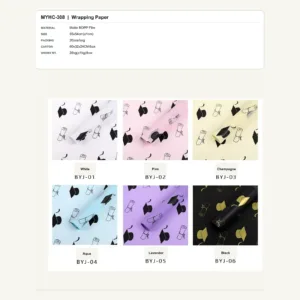 MYHC-308 - Matte BOPP Film Flower Wrapping Paper