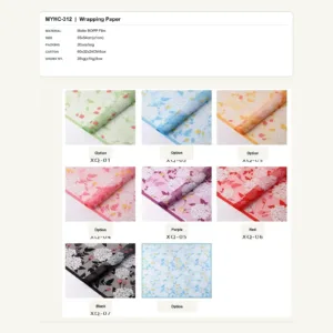 MYHC-312 - Matte BOPP Film Flower Wrapping Paper