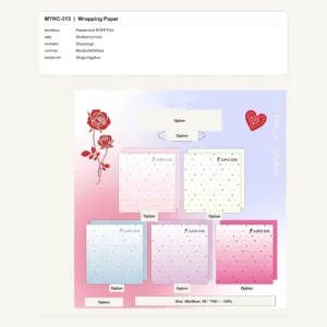 tfw-sku-myhc-313 MYHC-313 - Pearlescent BOPP Film Flower Wrapping Paper