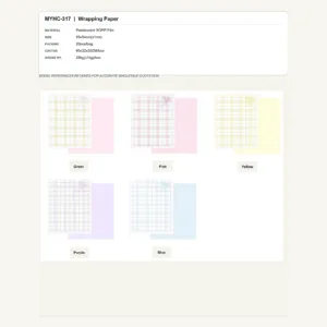 tfw-sku-myhc-317 MYHC-317 - Pearlescent BOPP Film Flower Wrapping Paper