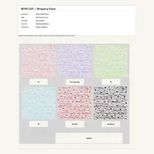 MYHC-325 - Matte BOPP Film Flower Wrapping Paper