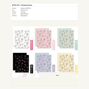 tfw-sku-myhc-332 MYHC-332 - Pearlescent BOPP Film Flower Wrapping Paper