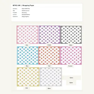 tfw-sku-myhc-340 MYHC-340 - Matte BOPP Film Flower Wrapping Paper