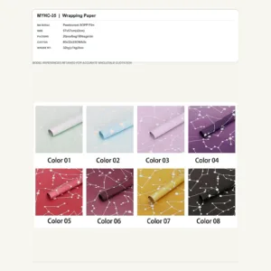 tfw-sku-myhc-35 MYHC-35 - Pearlescent BOPP Film Flower Wrapping Paper