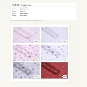 tfw-sku-myhc-355 MYHC-355 - Matte BOPP Film Flower Wrapping Paper