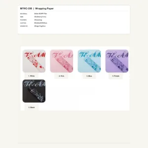 tfw-sku-myhc-356 MYHC-356 - Matte BOPP Film Flower Wrapping Paper