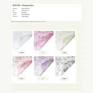 tfw-sku-myhc-360 MYHC-360 - Matte BOPP Film Flower Wrapping Paper