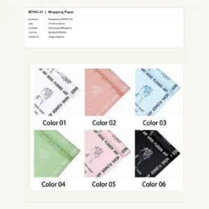 tfw-sku-myhc-41 MYHC-41 - Pearlescent BOPP Film Flower Wrapping Paper