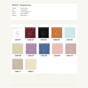 MYHC-55 - Decorative Paper Flower Wrapping Paper